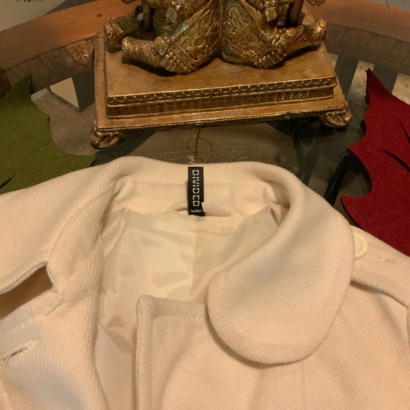 Divided Jackets & Blazers - Cream Pea Coat